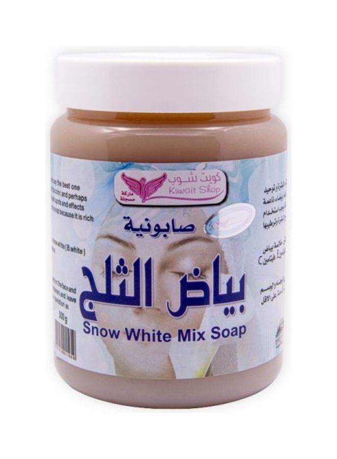 صابونية بياض الثلج أبيض 500جرام