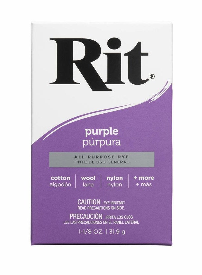 RIT 13 1 Oz Purple Rit Powder Dye - Image 1