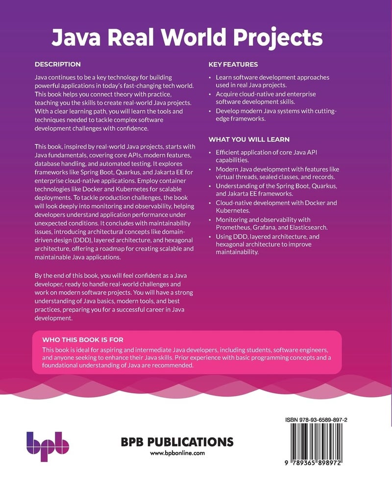 Java Real World Projects: A pragmatic guide for building modern Java applications - Image 2