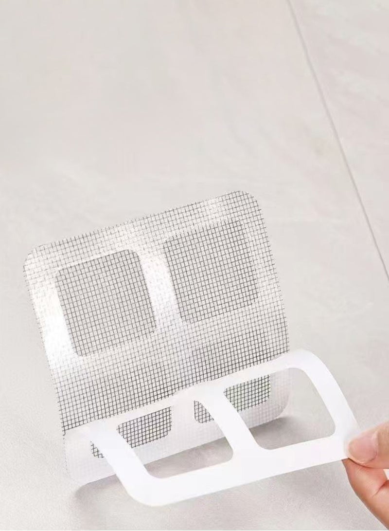 200 Pcs Disposable Hair Drain Stickers Floor Drain Sticker, Floor Sewage Sticker, Anti-Blocking Anti-Insect Filter Debris Paste Fiber Sticker, Sewage Filter Screen, Bathroom, Laundry, Bathtub, Kitchen, Sink 10x10 cm - Image 5