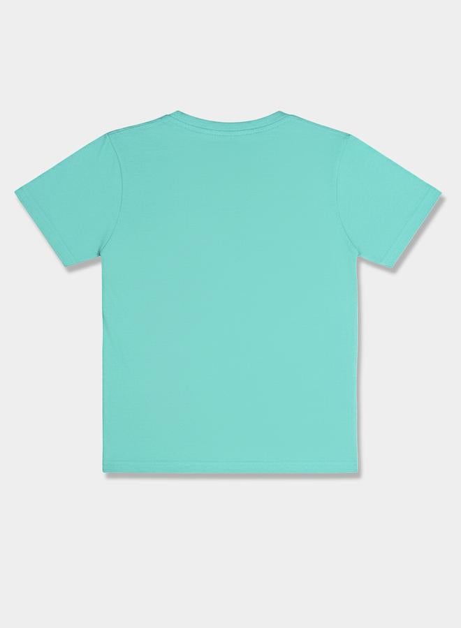 سوبر مان تيشيرت عصري بياقة دائرية وطبعة جرافيك - Image 2