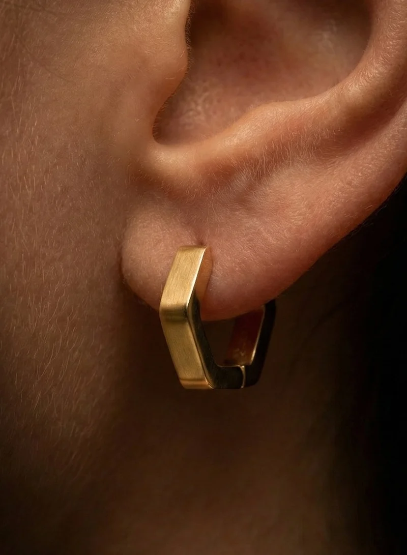 ليو جو أقراط ليو جو إيكو الذهبية