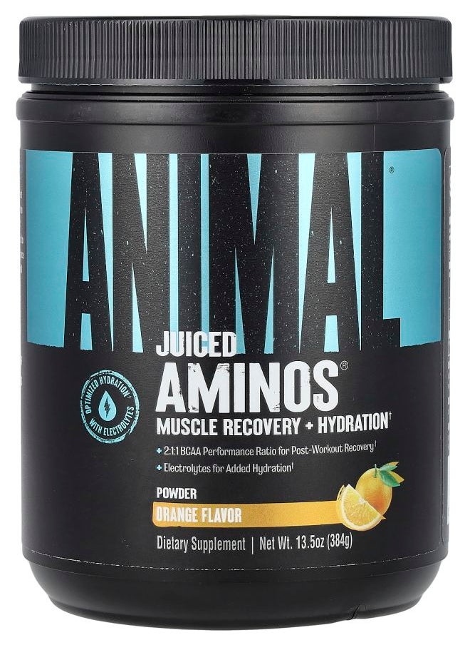 ANIMAL Juiced Aminos® Powder Orange  13.5 oz (384 g) 