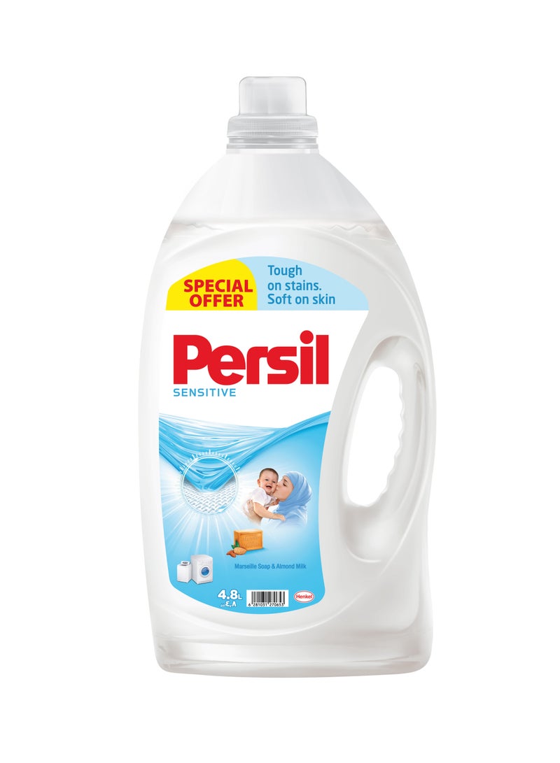 Persil Sensitive & Baby Liquid Laundry Detergent 4.8L