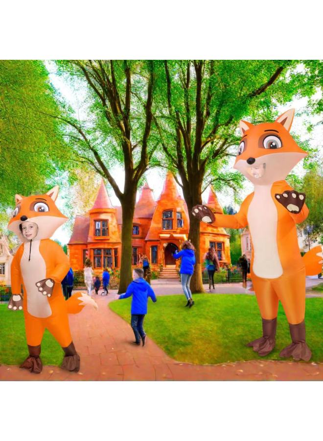 Cross Border Hot Sale Inflatable Clothing Adult Children Cosplay Clothing Animal Fox Suit Fun For Men And Women-Color:Product Pictures - Image 3