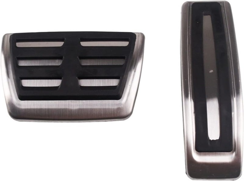 QASULER Stainless Steel Car Pedal Pads Cover - Image 1