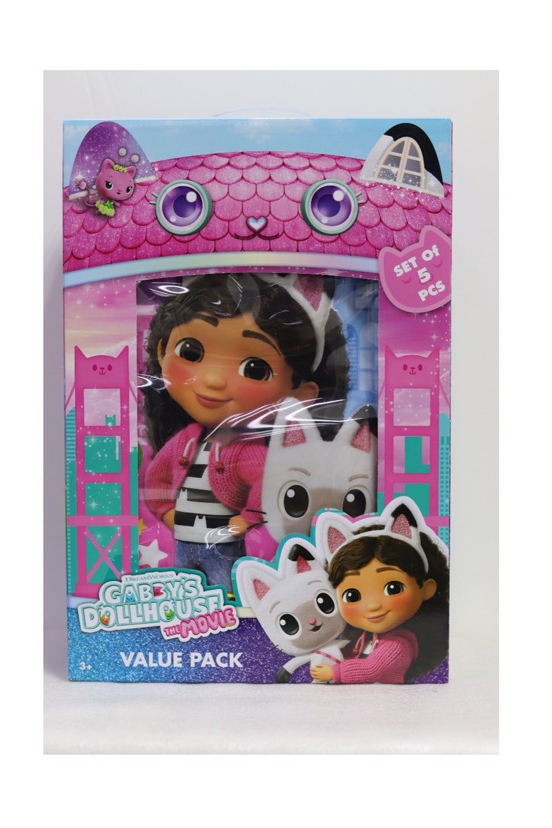 Gabby's Dollhouse حقيبة عربات جابي 5 في 1 مقاس 16 بوصة FKVPT16-406 - Image 1