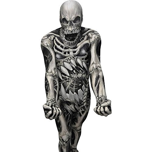 Morphsuits Men's Monster Skull and Bones Costume Skeleton, XX-Large - Image 5