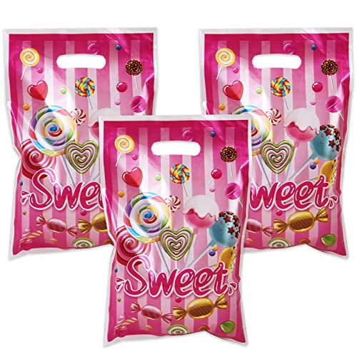 Rainmae 50 Pcs Candyland Goodie Gift Bags Lollipop Candy Party Favors Treat Family Goody Bags for Sweet Candy Theme Kids Birthday Wedding Baby Shower Party Supplies Decoration - Image 5