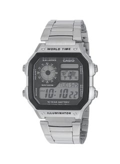 CASIO Men's Youth Digital Watch AE-1200WHD-1A - 42 mm - Silver  - Image 1