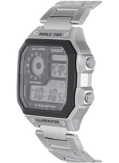CASIO Men's Youth Digital Watch AE-1200WHD-1A - 42 mm - Silver  - Image 2
