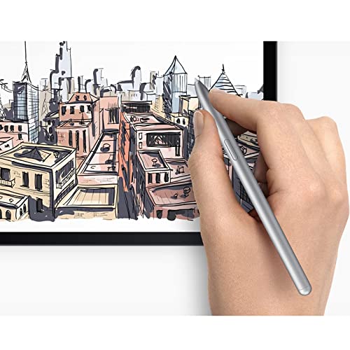 PCTC Galaxy Tab S7 FE S Pen Replacemen Stylus Pen for Samsung Galaxy Tab S7 FE SM-T730, SM-T733, SM-T736B Touch Pen + Tips/Nibs (Mystic Silver) - Image 4