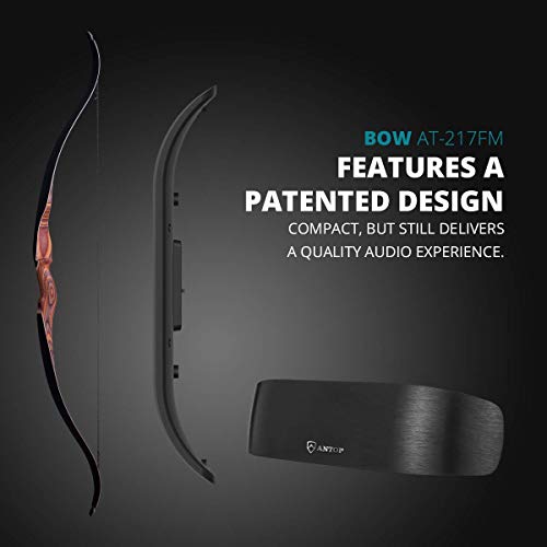 Antop High Gain Indoor Radio Antenna, Multi-Directional Amplified AM FM Antenna 50 Miles with Amplifier Signal Booster and 4G Filter for Stereo Radio Audio Signals, Perfect for Home/RV/Mobile Use - Image 4