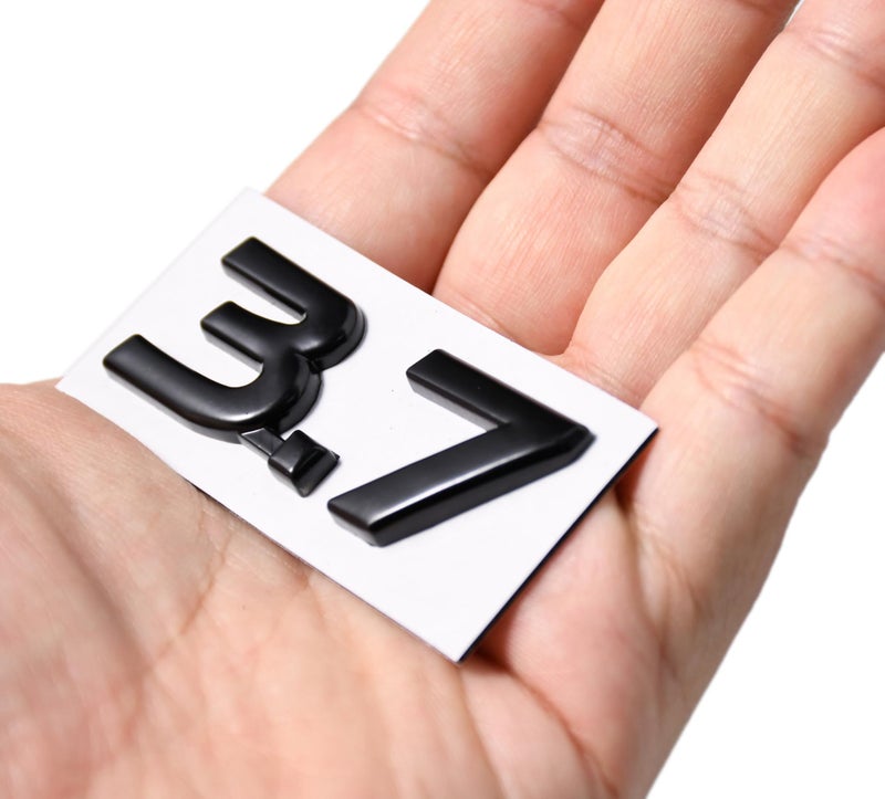 PartsTo Metal Blackout 3.7 Fender Side Boot Emblem Badge Decal for infiniti Q50 Q60 Q70 QX70 2014 2015 2016 - Image 2