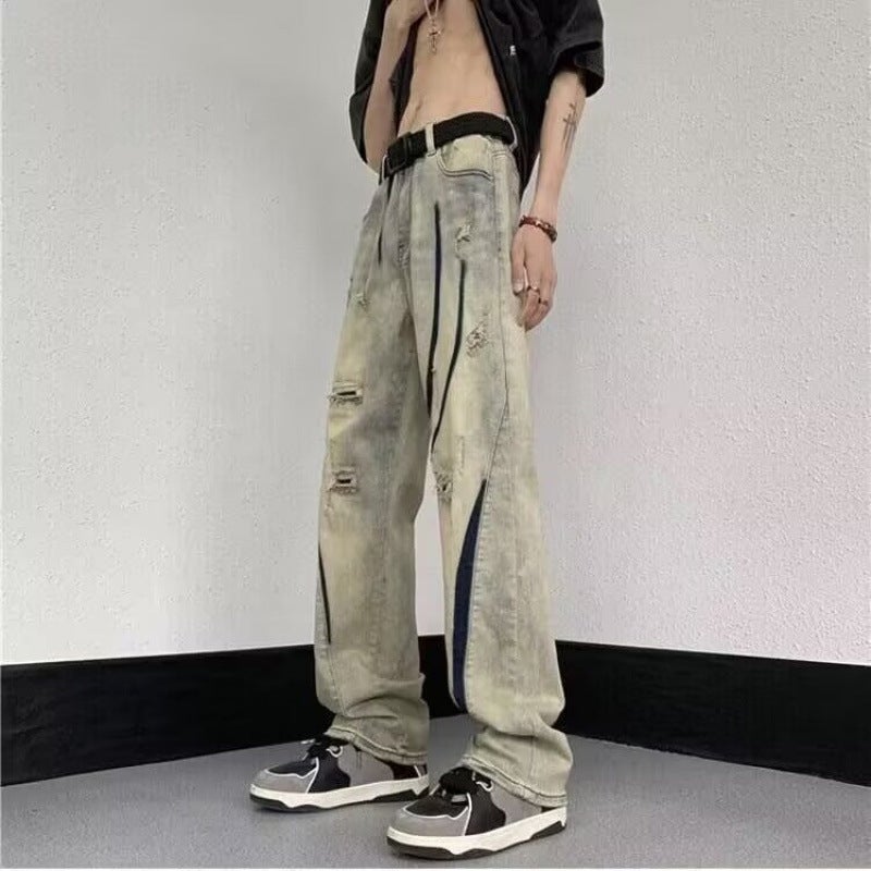 Unisex Casual Daily Denim Jeans - Image 3