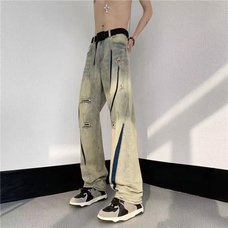 Unisex Casual Daily Denim Jeans - Image 1