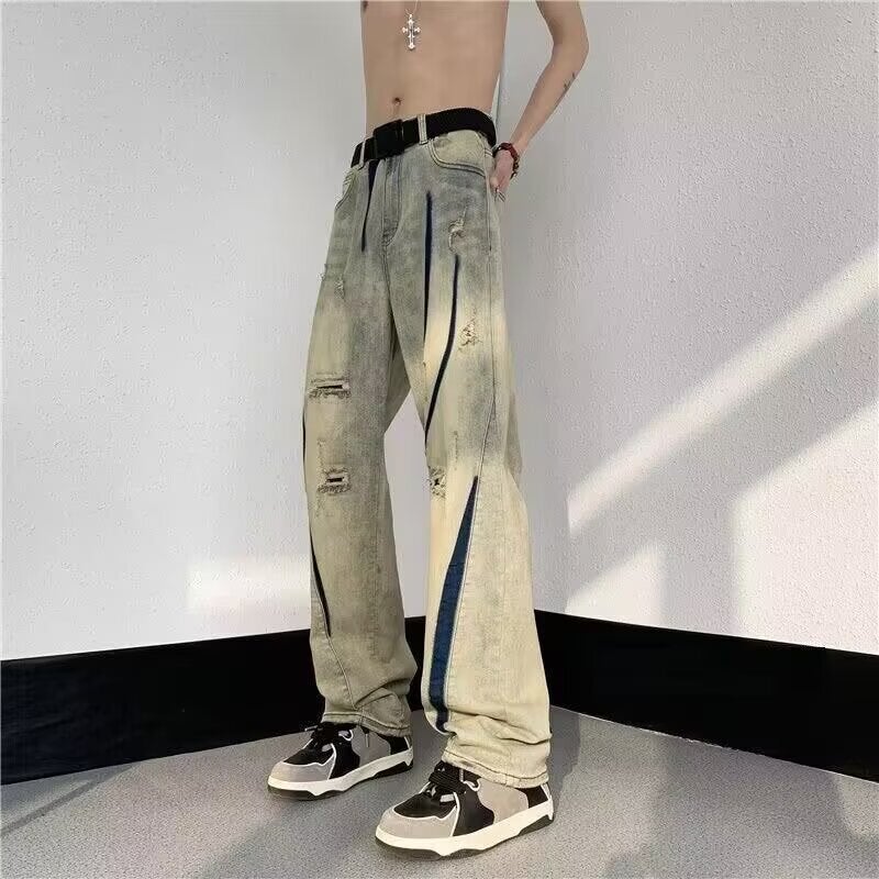 Unisex Casual Daily Denim Jeans - Image 2