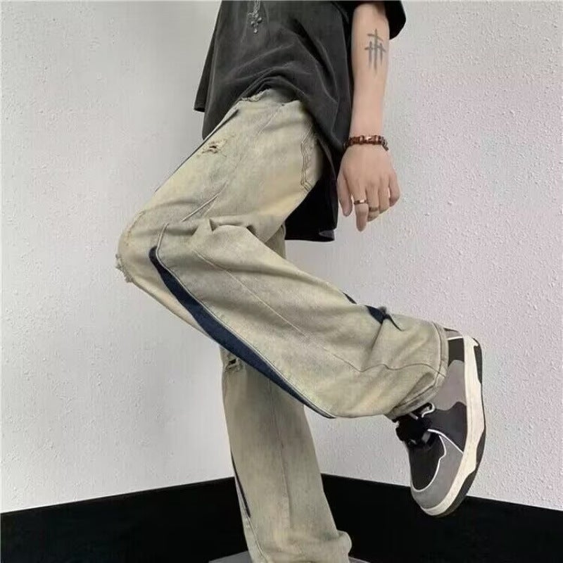 Unisex Casual Daily Denim Jeans - Image 4
