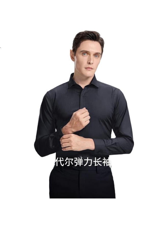 Shanshan [Tencel Modal 40S] Long-Sleeve Shirt, Four-Season Wrinkle-Resistant, Men'S Turn-Down Collar Shirt, Professional Formal Wear - Image 2