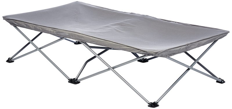 Regalo Extra Long My Cot Portable Toddler Bed - Gray 54x28x12 Inch - Image 4