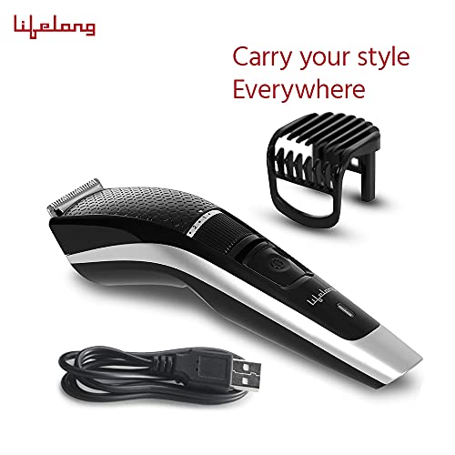 Lifelong LLPCM19 Beard Trimmer For Men With Quick/Fast Charge (1.5 Hrs), 90 Mins Run-time, Cord & Cordless Use, 20 Length Settings - Image 5