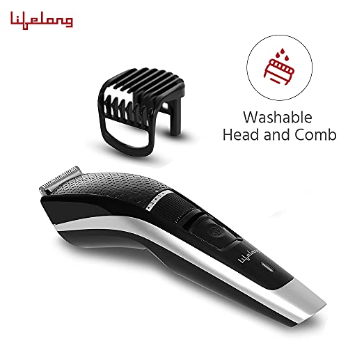 Lifelong LLPCM19 Beard Trimmer For Men With Quick/Fast Charge (1.5 Hrs), 90 Mins Run-time, Cord & Cordless Use, 20 Length Settings - Image 4