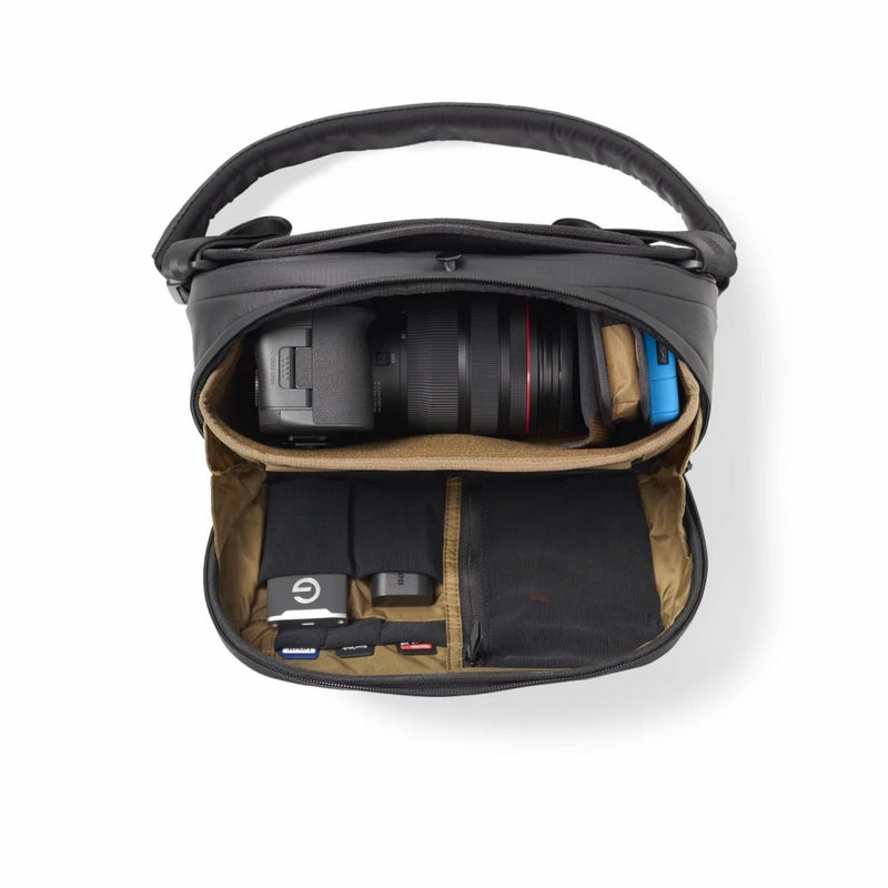 NOMATIC McKinnon Camera Sling 8L: Versatile Camera Bag for Photographers with Quick Access, Secure Storage for Mirrorless or DSLR Camera, Lightweight Crossbody Sling & External Tripod Attachment - Image 4