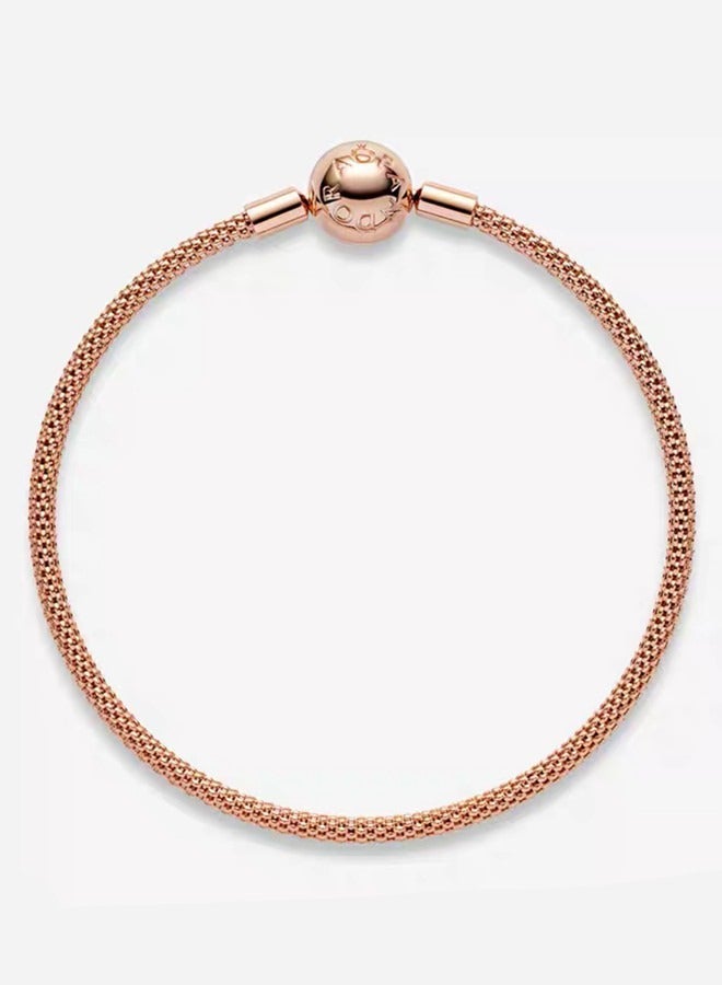 تشوميل ساعة شبكة سوار السيدات روز سوار الذهب - Image 2