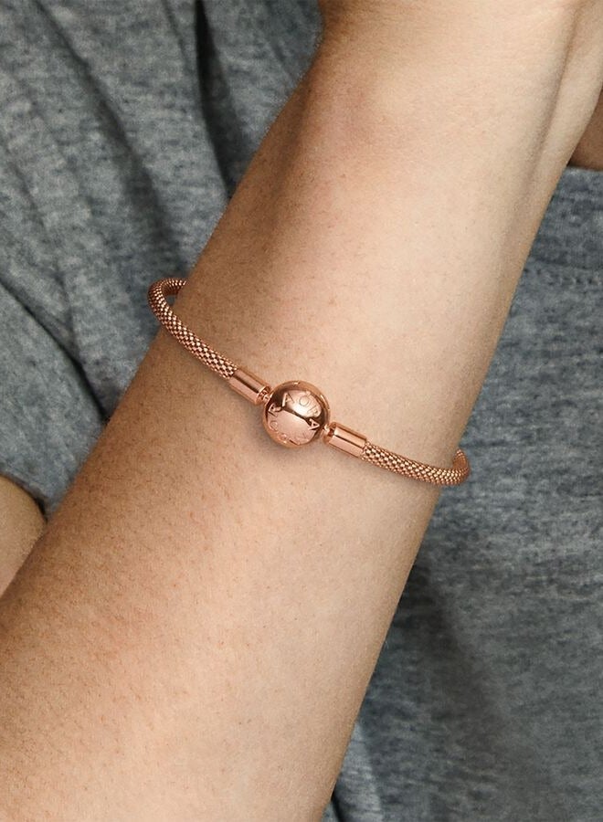 تشوميل ساعة شبكة سوار السيدات روز سوار الذهب - Image 3