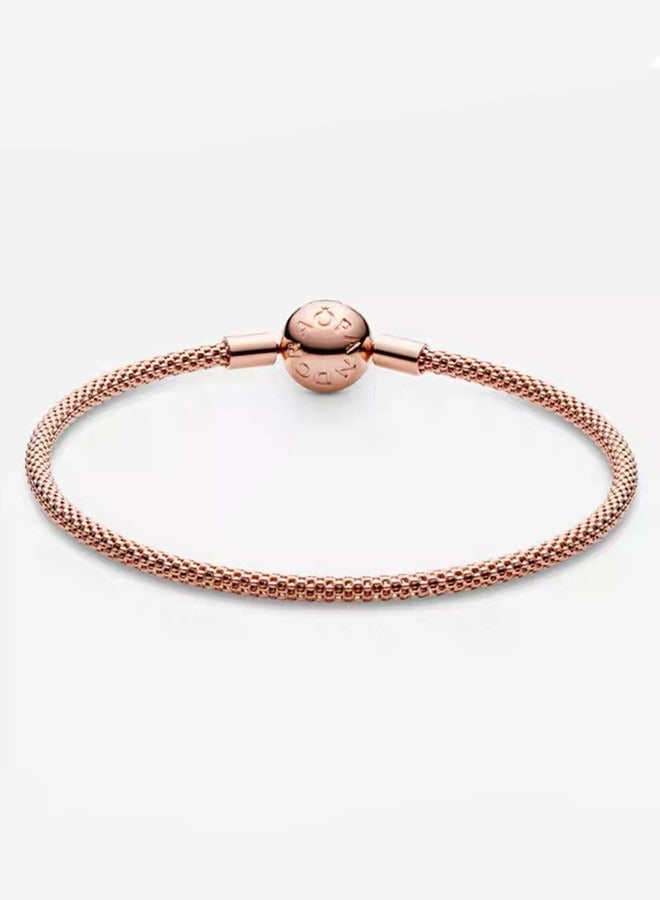 تشوميل ساعة شبكة سوار السيدات روز سوار الذهب - Image 5