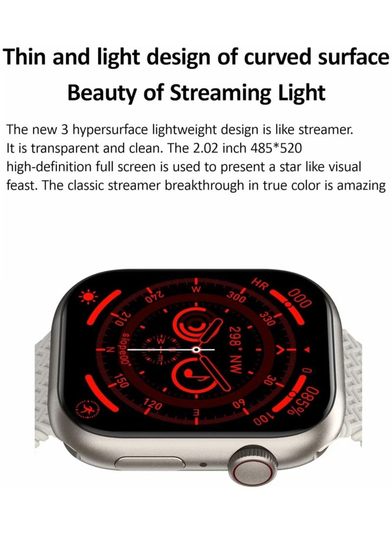 9 Pro+ Smart Watch with Fitness Tracking, Sleep Monitoring & Multi-Functional Display – Advanced Health & Activity Tracking - Image 2