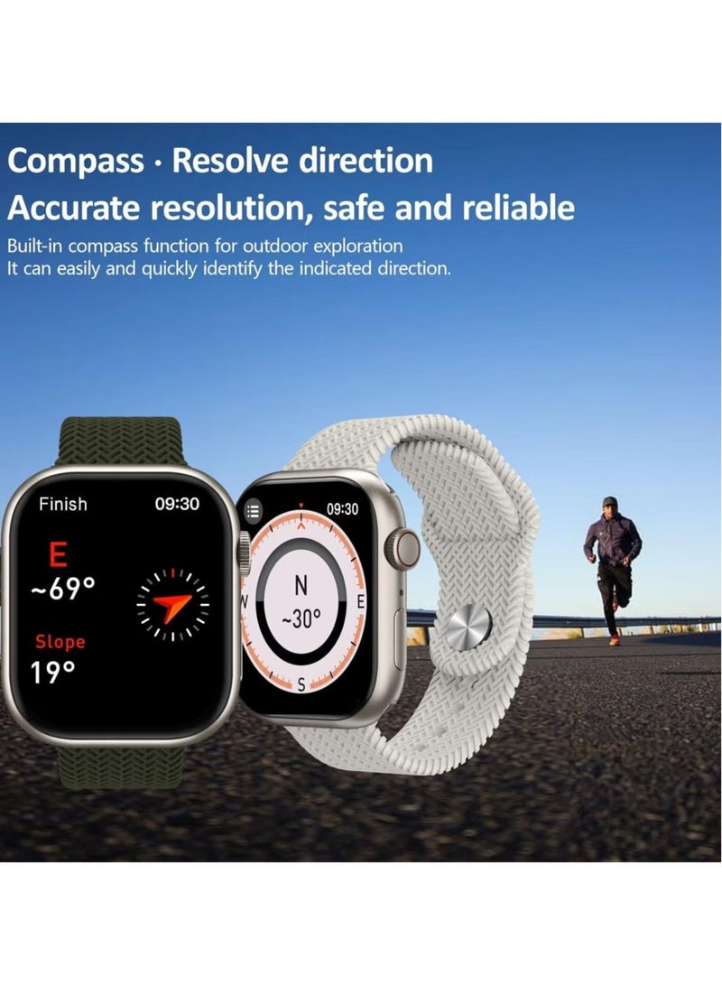 9 Pro+ Smart Watch with Fitness Tracking, Sleep Monitoring & Multi-Functional Display – Advanced Health & Activity Tracking - Image 3