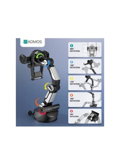 Admos 360 Degree Stable Super Suction Car Phone Holder  - Image 5