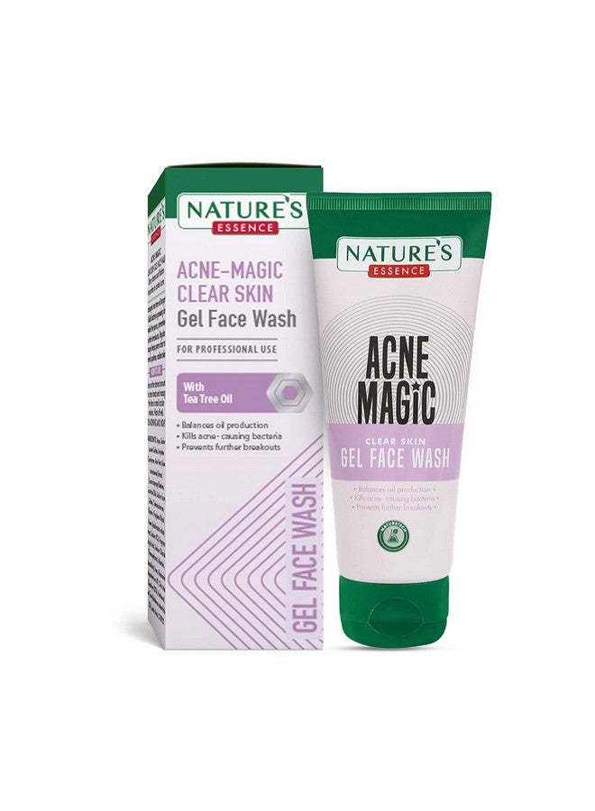 Nature's Essence جل غسول الوجه السحري لعلاج حب الشباب من ناتشرز إيسنس، 100 مل - Image 1