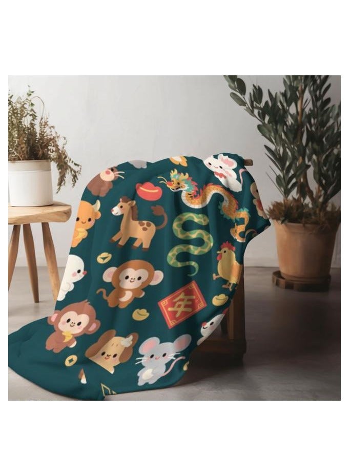 general Flannel thin blanket (warm and comfortable, suitable for sleep, gaming, dust removal and sandproof) 150cm*200cm - 425 - Image 5