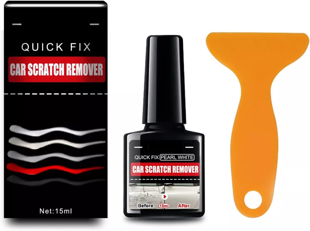 Car Scratch And Swirl Remover,Polishing Compound Swirl Remover, Car Paint Scratch Repair,Scratch Remover for Vehicles (Pearl White)