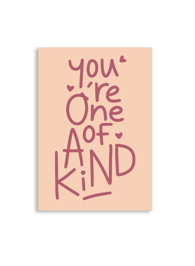 Greeting card ONE OF A KIND