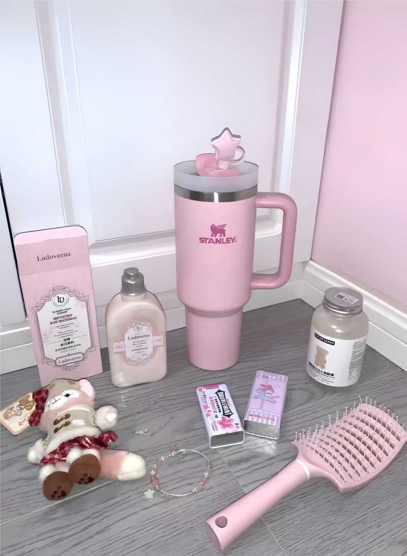 Stanley Quencher H2.0 FlowState Vacuum Stainless Steel Water Bottle with Lid and Straw, BPA-Free, 40oz - Image 3