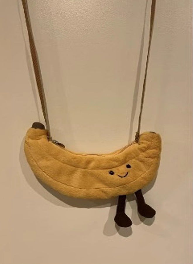 Banana Crossbody Bag Cute Plush Doll Cute Appearance Unlock unique fashion gift ideas - Image 1