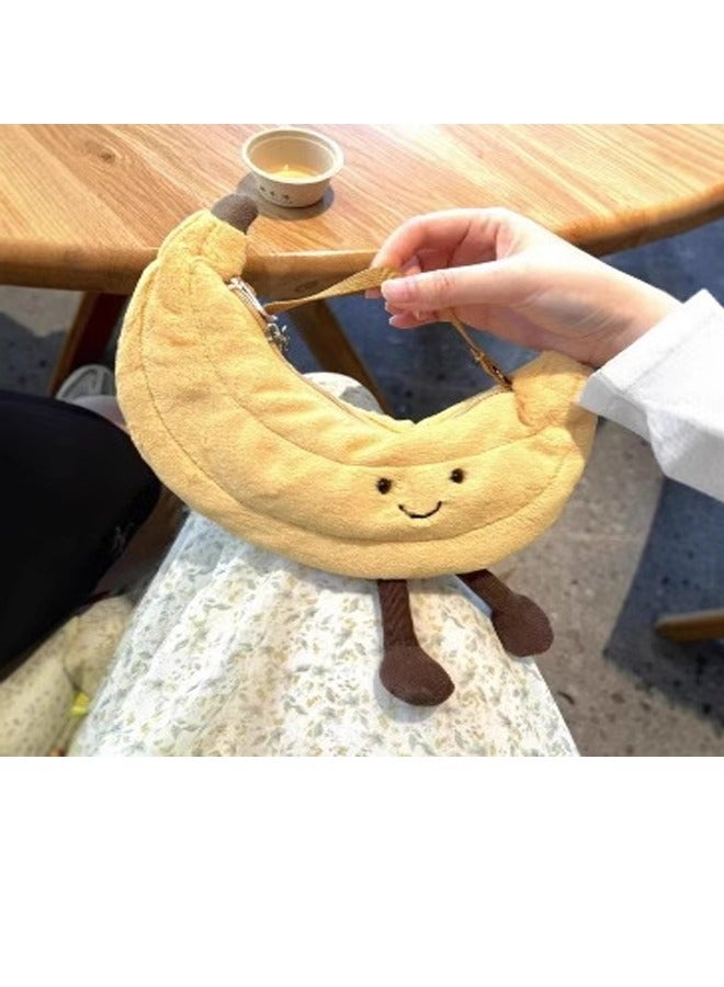 Banana Crossbody Bag Cute Plush Doll Cute Appearance Unlock unique fashion gift ideas - Image 2