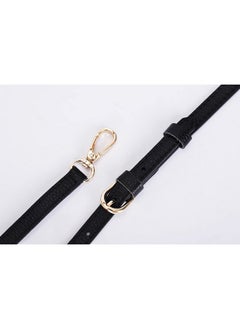 Live Up LIVE UP Purse Strap,Genuine Leather Purse Straps Replacement for Cross Body Bag HandBags(Black-Gold Hardware)  - Image 5
