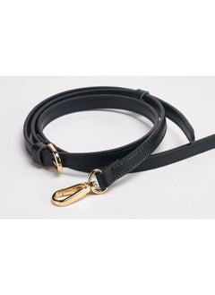 Live Up LIVE UP Purse Strap,Genuine Leather Purse Straps Replacement for Cross Body Bag HandBags(Black-Gold Hardware)  - Image 2