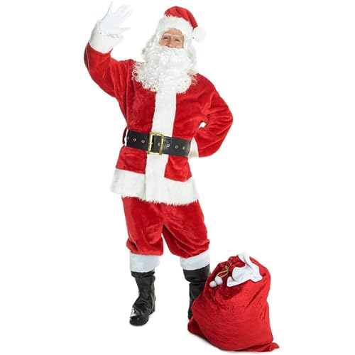Morph Costumes Santa Claus Costume Adults Deluxe Xmas Christmas Costume for Adults X-Large - Image 1