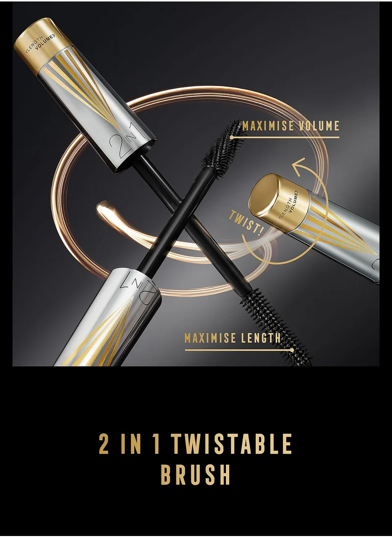 Max Factor Masterpiece 2 In 1 Lash Wow Mascara - 001 - Black, 7ml