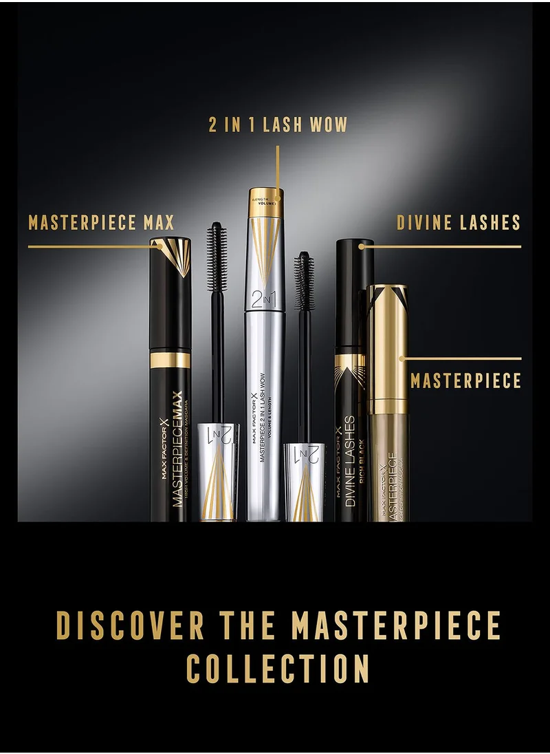 Max Factor Masterpiece 2 In 1 Lash Wow Mascara - 001 - Black, 7ml
