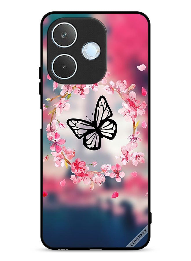Covernex Oppo A5 Pro Protective Case Cover Butterfly In Flower Ring - Image 1