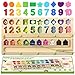 Airbition Montessori Toys 3 Year Old Magnetic Color and Number Maze Shape Sorting for Toddlers Learning Educational Counting Matching for Preschoolers - Image 3
