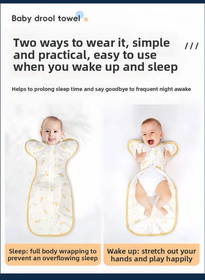 Anti-startle Swaddle Blanket: Pure Cotton Muslin, Essential Newborn Sleep Bag.  - Image 3
