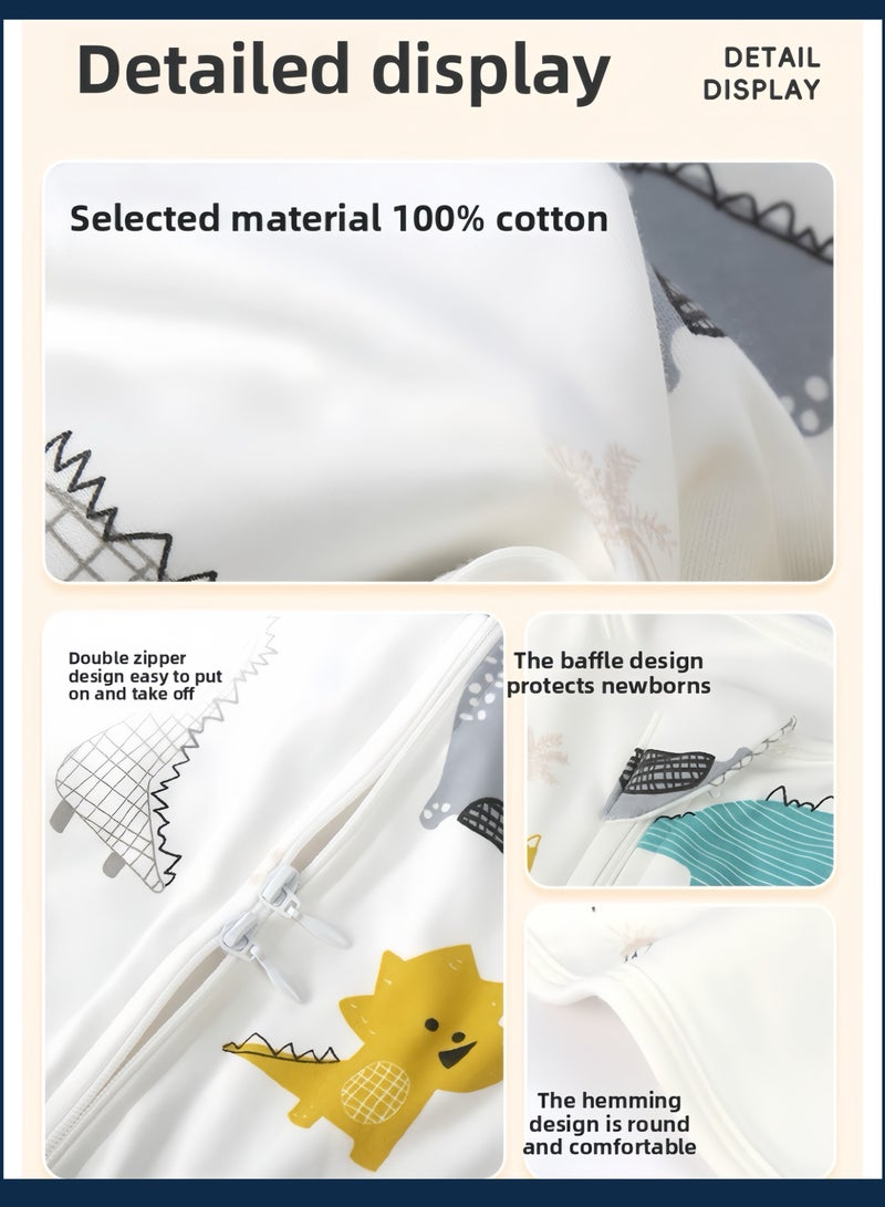 Anti-startle Swaddle Blanket: Pure Cotton Muslin, Essential Newborn Sleep Bag.  - Image 4
