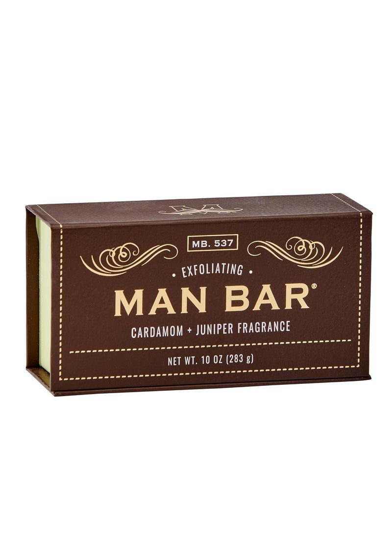 San Francisco Soap Company San Francisco Soap Company Peppered Cardamom and Juniper Man Bar  EXFOLIATING  No Harmful Chemicals  Good for All Skin Types  Made in the USA 